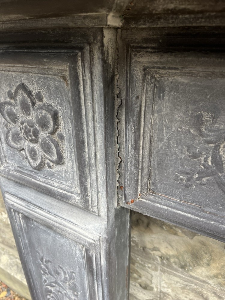 Victorian Slate Effect Fire Surround / Victorian Fire Surround