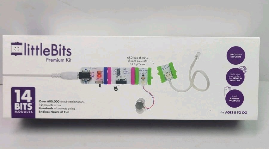 littleBits Premium Kit 14 Modules STEM Electronics Learning Kit