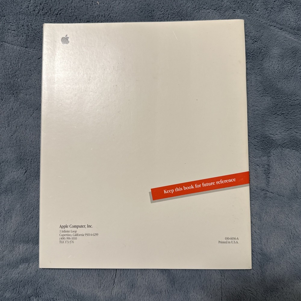 Getting Started With Your Mcintosh Perform A 600 Series Computer Mac Manual