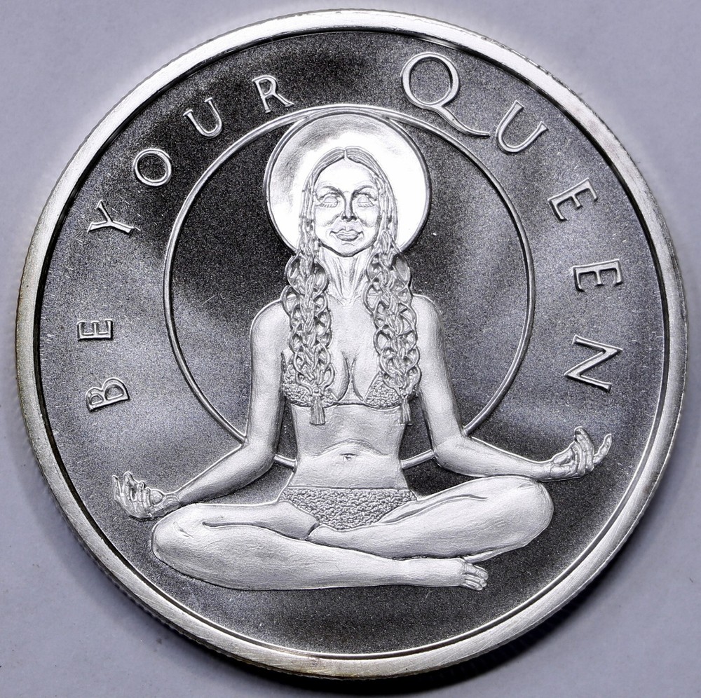 2018 Be Your Queen Silver Shield 1oz .999 Silver #0945