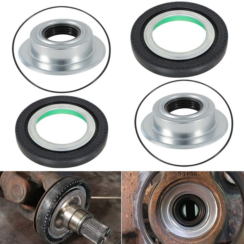 Front Axle Seal & Greaseable U Joint Kit for 05-14 Ford Ford F250/350 Super Duty