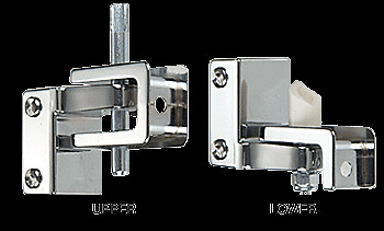 CRL TP735 Chrome Gravity Hinge Assembly for Restroom Partitions