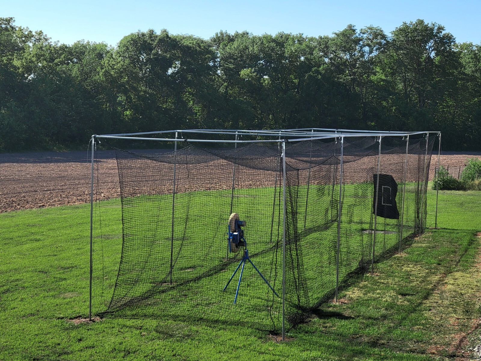 Batting Cage Netting #42-60ply Baseball Practice Nets w/ Optional Frame Kit