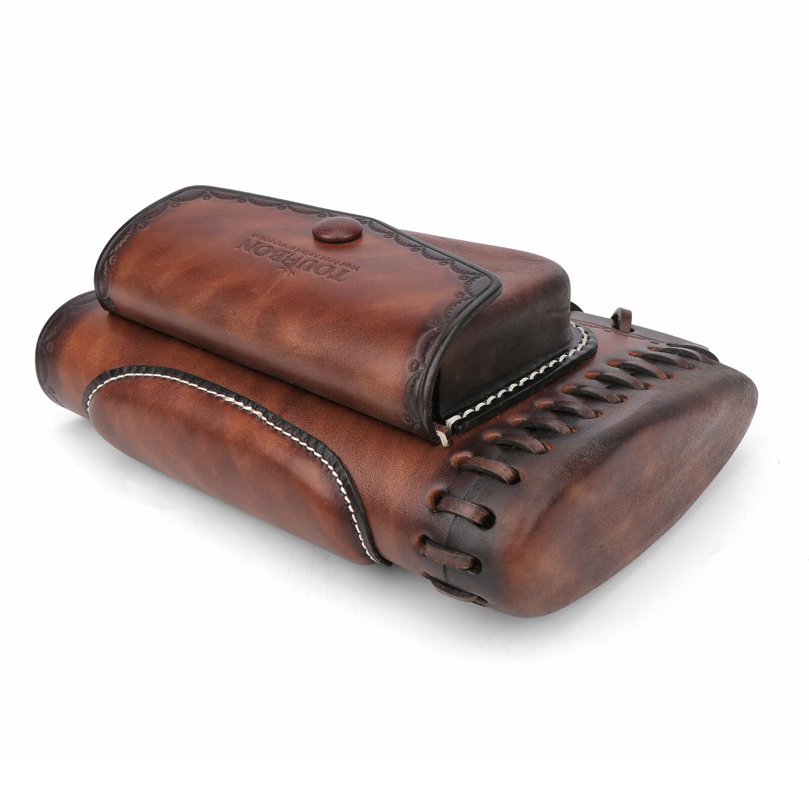 Tourbon Leather Slipon Recoil Pad Rifle Cheek Rest Riser Gun Buttstock Cover Bag