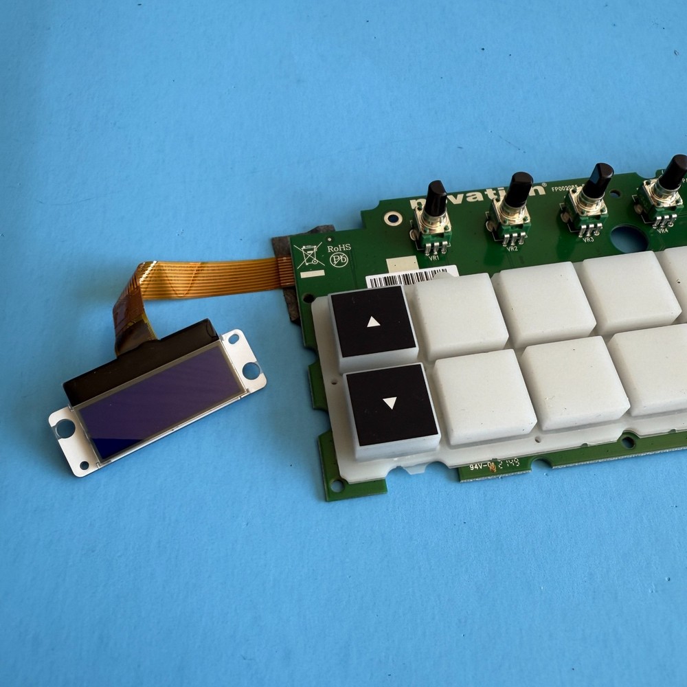NOVATION LunchKey 25 MK3 Part: Drum Trigger Conductive Pad & Display PCB Board