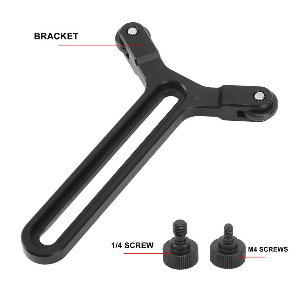 Y Shape Double Wheel Bracket Height Adjustable For DJI Rs3 Gimbal Plate