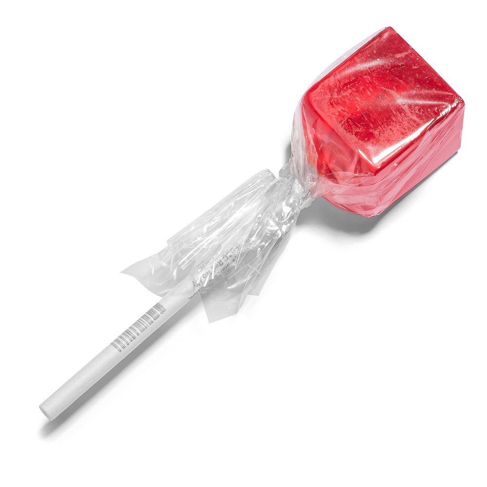 - Red Square Pops - 24 Pack - Cinnamon Flavored Lollipops