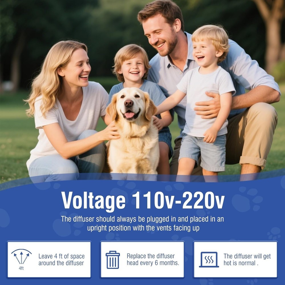 Veterinary Recommended Calming Diffuser for Dogs - Reduces Stress & Aggression