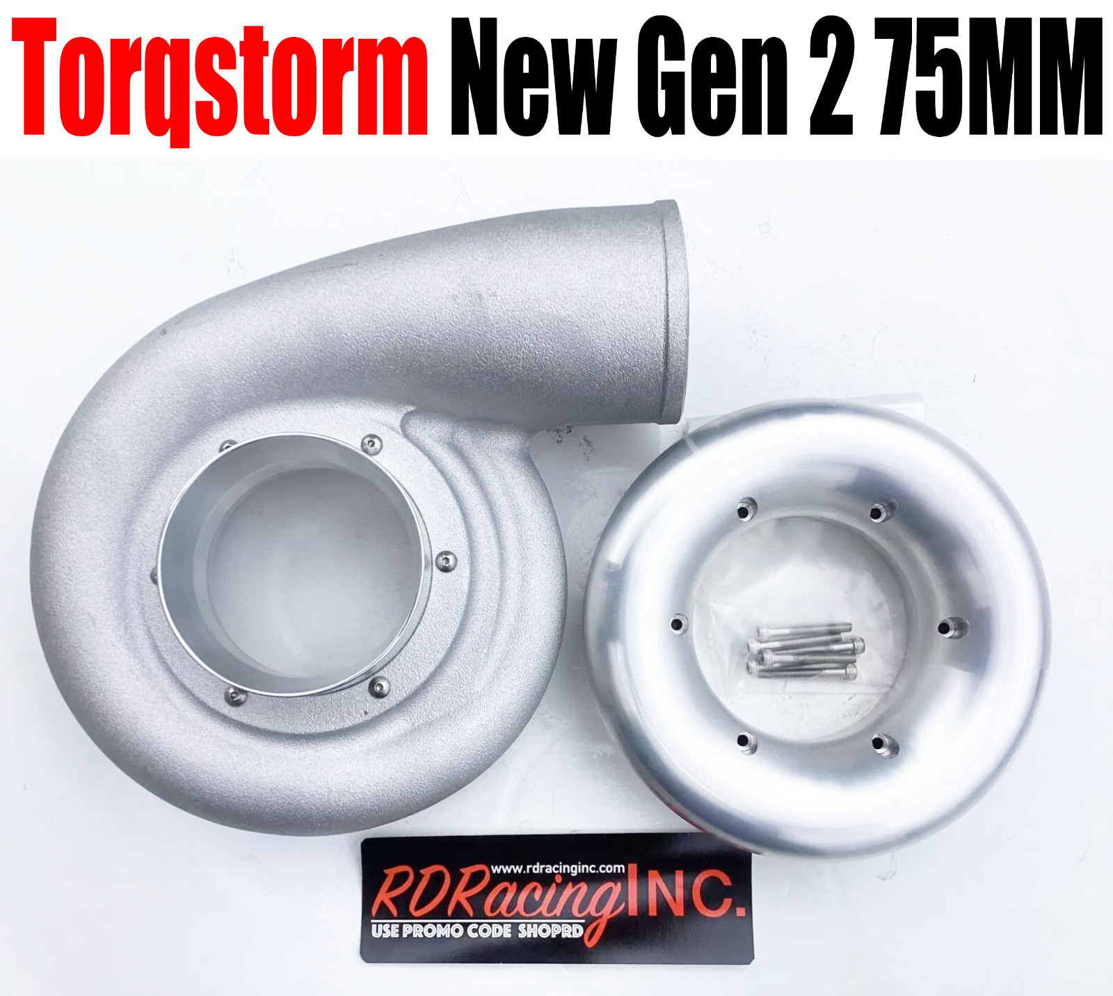 TORQSTORM  New Gen 2 75MM compressor cover with bellmouth velocity stack package