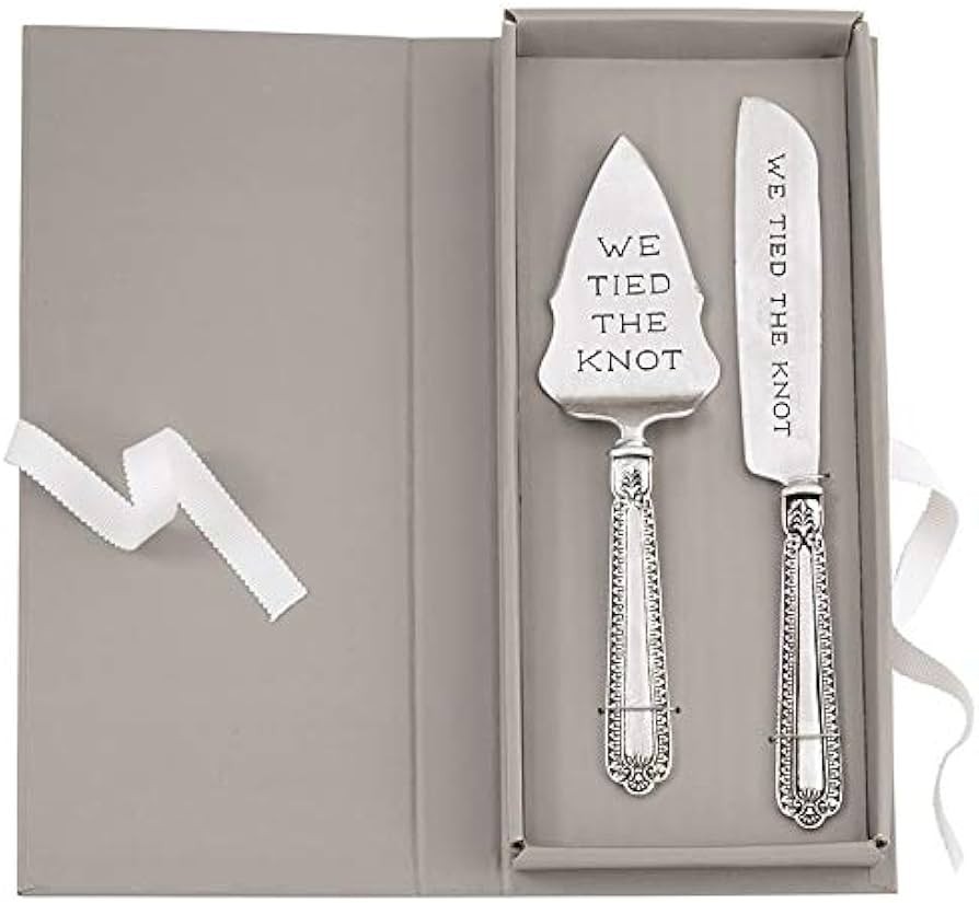 Mud Pie Wedding Cake Serving Set