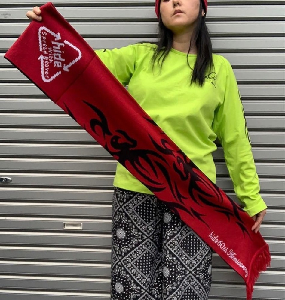 hide OFFICIAL GOODS Insert knit muffler