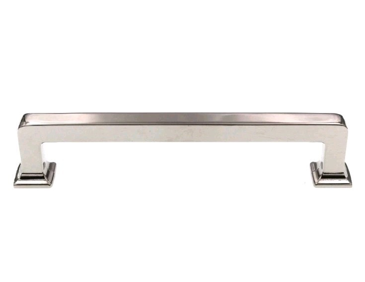 New Top Knobs TK704PN Transcend Collection 5-1/16" Ascendra Pull Polished Nickel