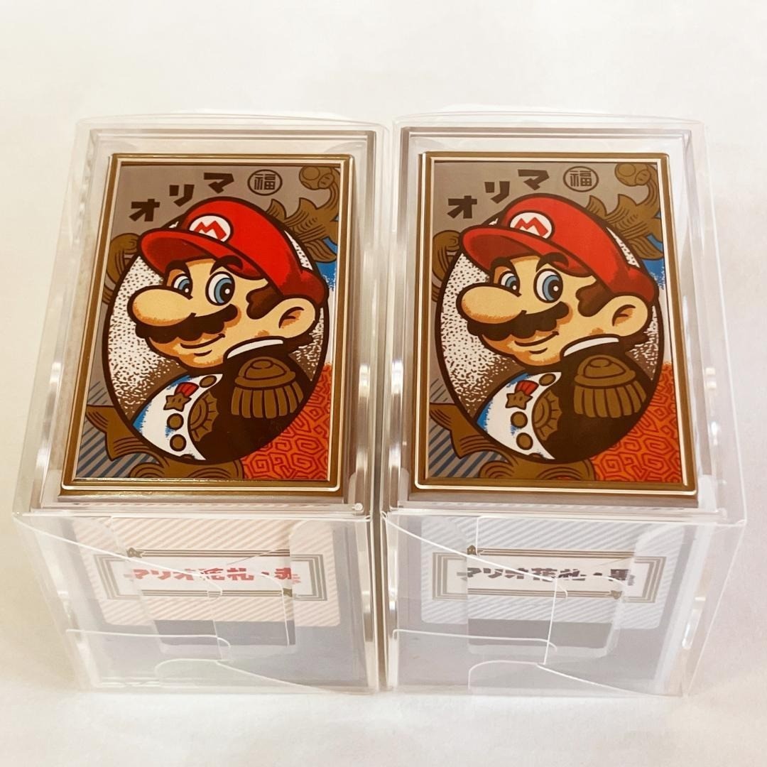 Nintendo Super Mario Bros. Hanafuda set of Red & Black Japanese Playing Cards