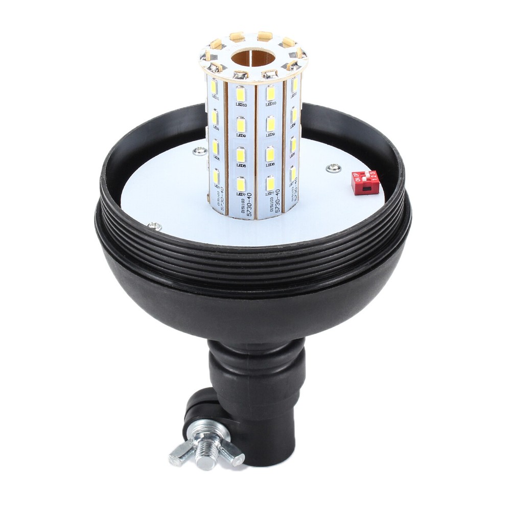 40 LED Beacon Warning Flashing Rotatable Flexible Din Pole Tractor Light E9