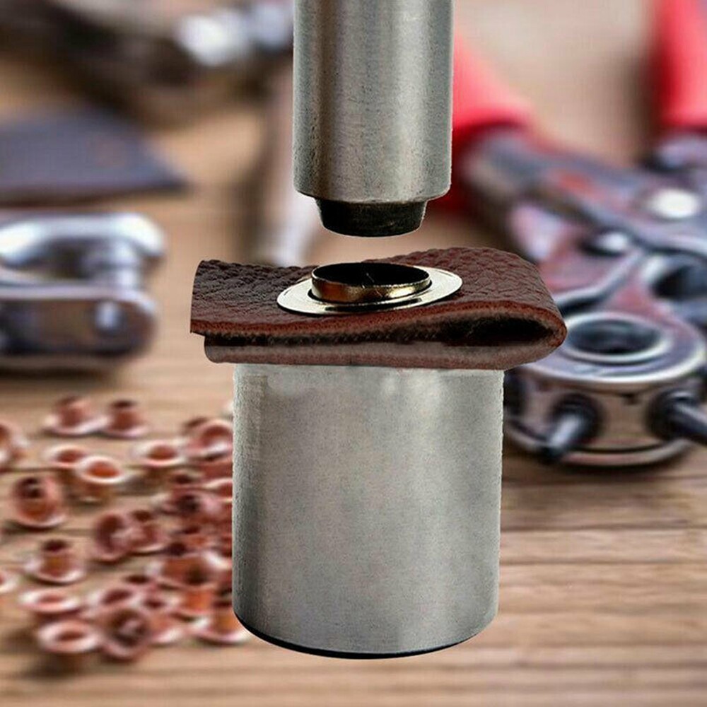 Durable Clothing Metal Grommets Eyelets Button with Installation Tool 120Pcs
