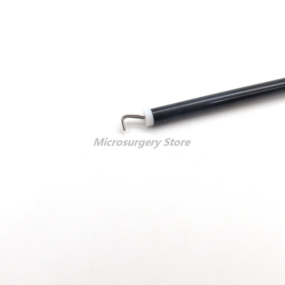 Φ 5 × 330mm Laparoscopic Laparoscopy Bipolar Electrode Hook Coagulation