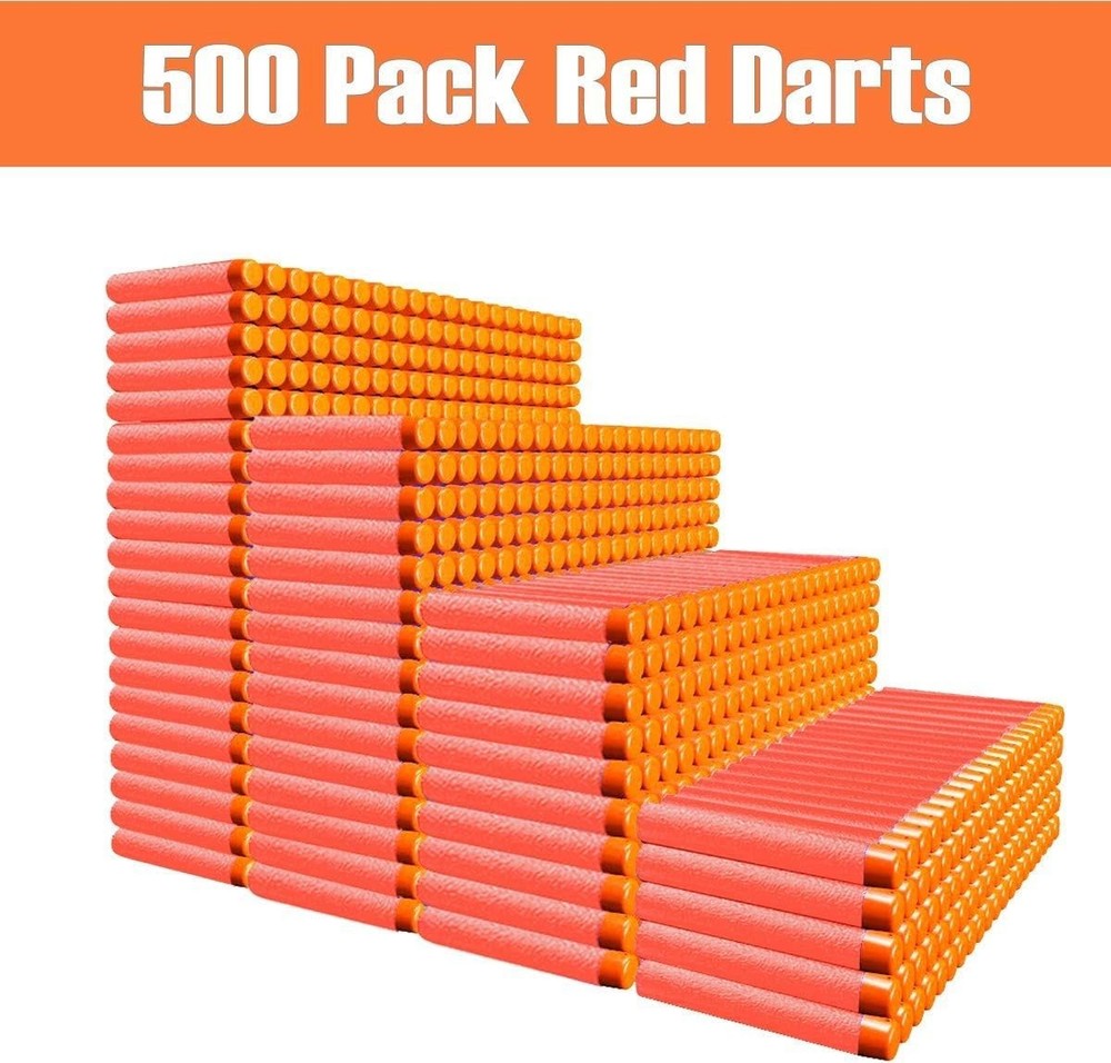 Compatible with Nerf Darts Bullets - 1000 PCS Darts Refill Pack Compatible with