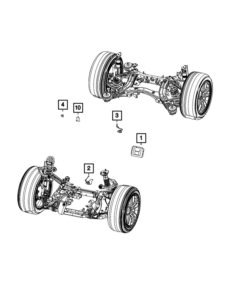 Genuine Mopar Active Dampening Module 68305565AC