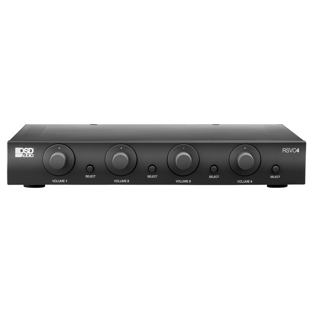 OSD 4 Zone Resistor-Based Speaker Selector w/ Volume Control - Home Audio, RSVC4