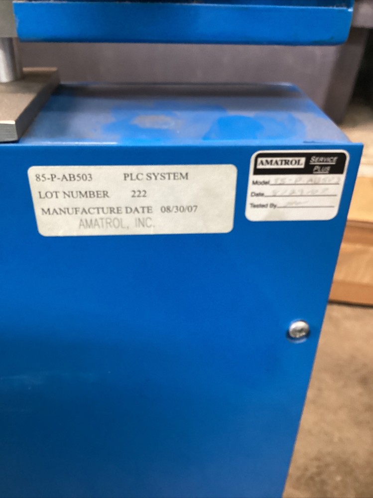 Amatrol Programmable Controller System Motor App.panel #17205