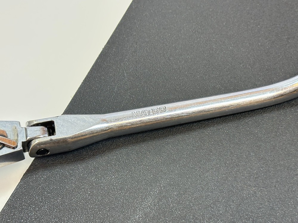 🇺🇸 Matco Tools USA BR11SPT 3/8" Drive Flex Head Ratchet, Offset / Bent Handle