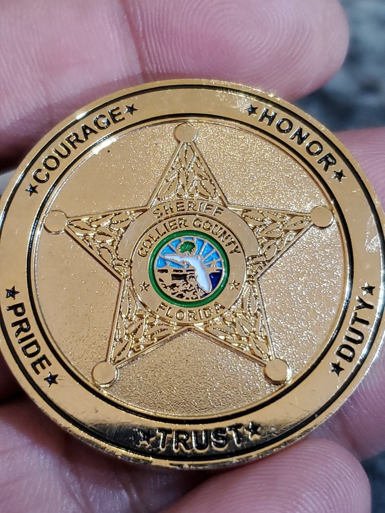 RARE Collier County Sheriff's Office Challenge Coin