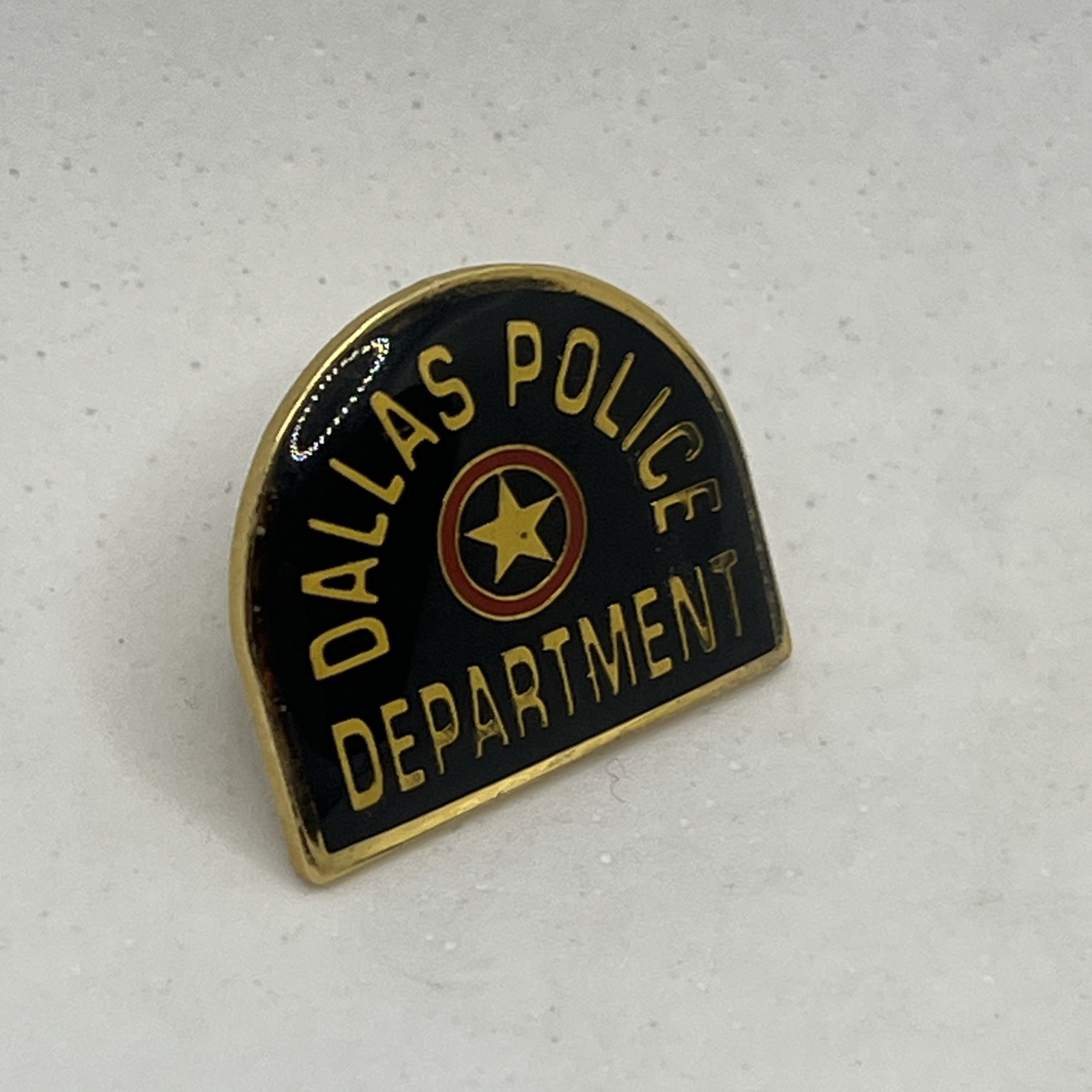 Dallas Texas Police Department Law Enforcement Enamel Lapel Hat Pin
