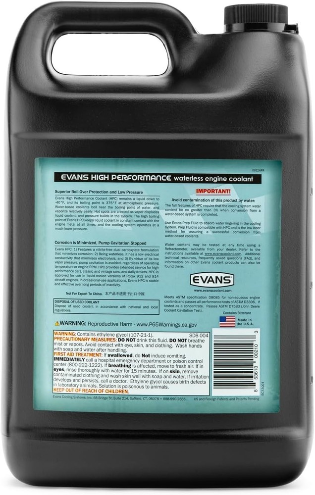 Cooling Systems High Performance Waterless Engine Coolant, 128 fl. oz.