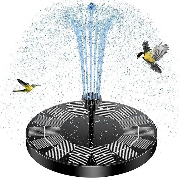 Submersible Bird Bath Solar Fountain Floating Water Pump
