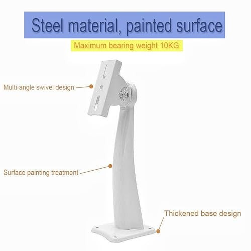 3-Pack CCTV Security Camera Mount Bracket Kit, Indoor Outdoor Wall Ceiling