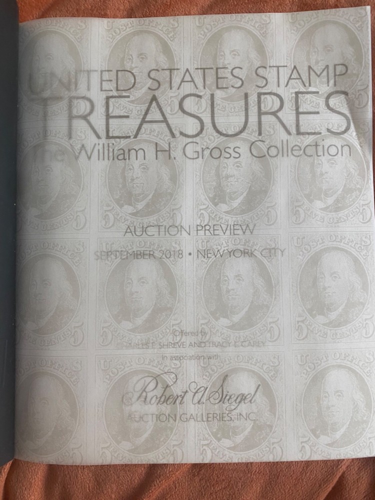 Siegel 1188 W. Gross US Treasures Collection - Outstanding Hardcover Reference