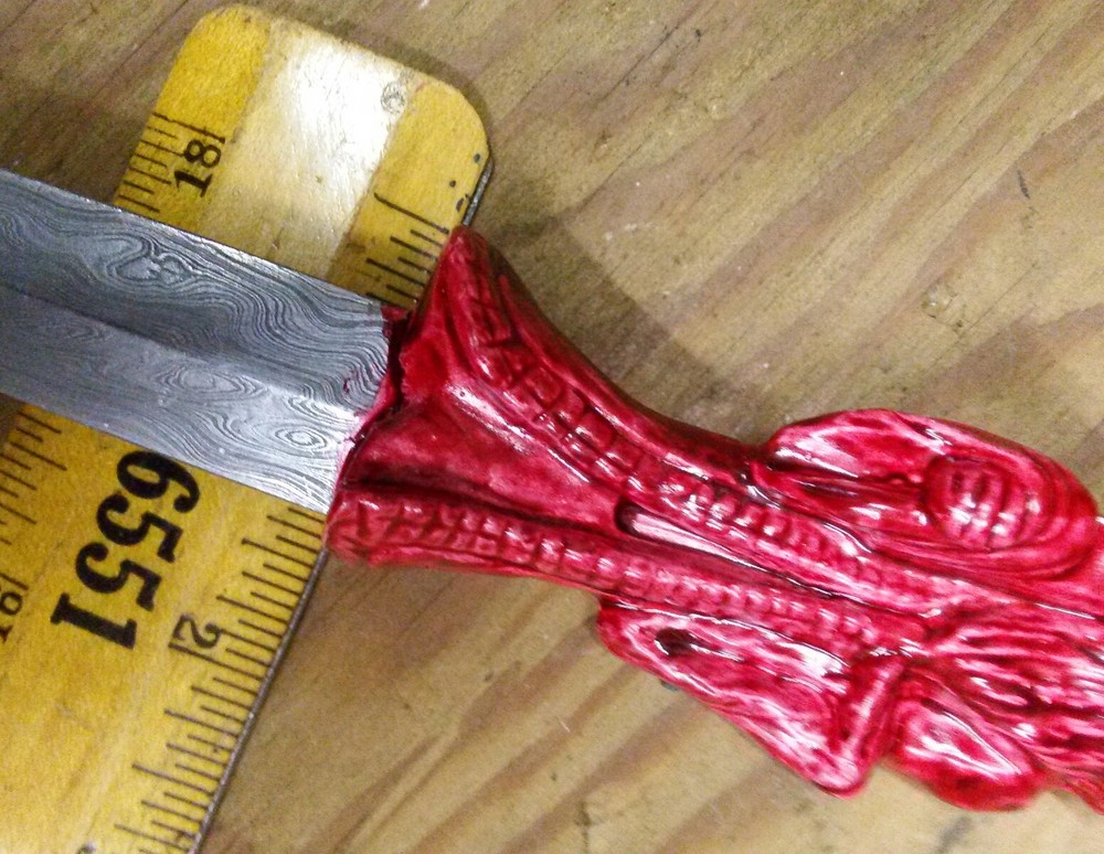 💀 WIZARDS DAGGER - DAMASCUS BLADE 💀