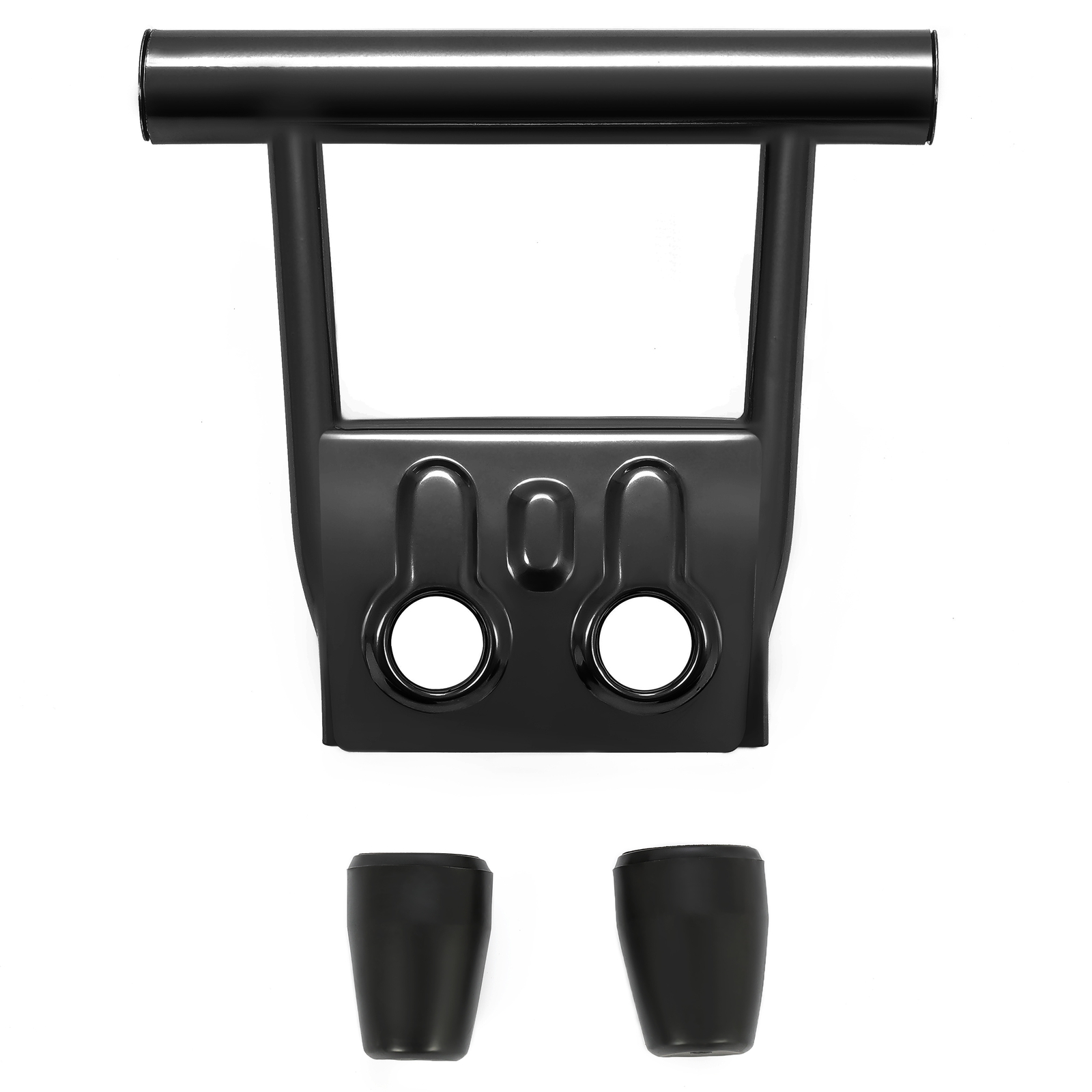 New For Yamaha Banshee 1987-2006 Black Front Bumper Guard & Rubber End Caps