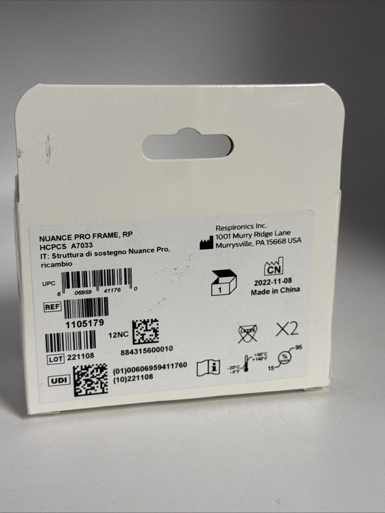 Philips Respironics Nuance Pro Gel Frame
