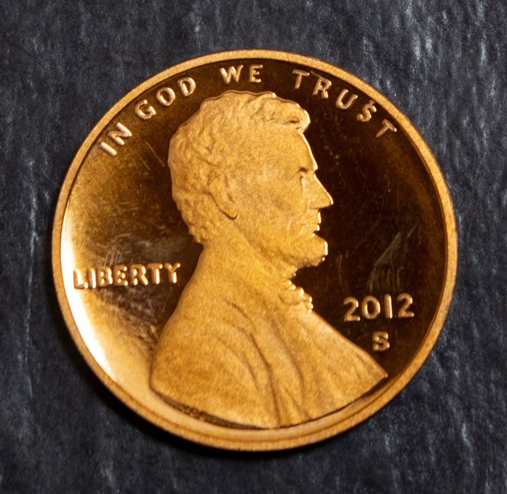 2012 S Lincoln Shield Cent Proof  Lot 4466
