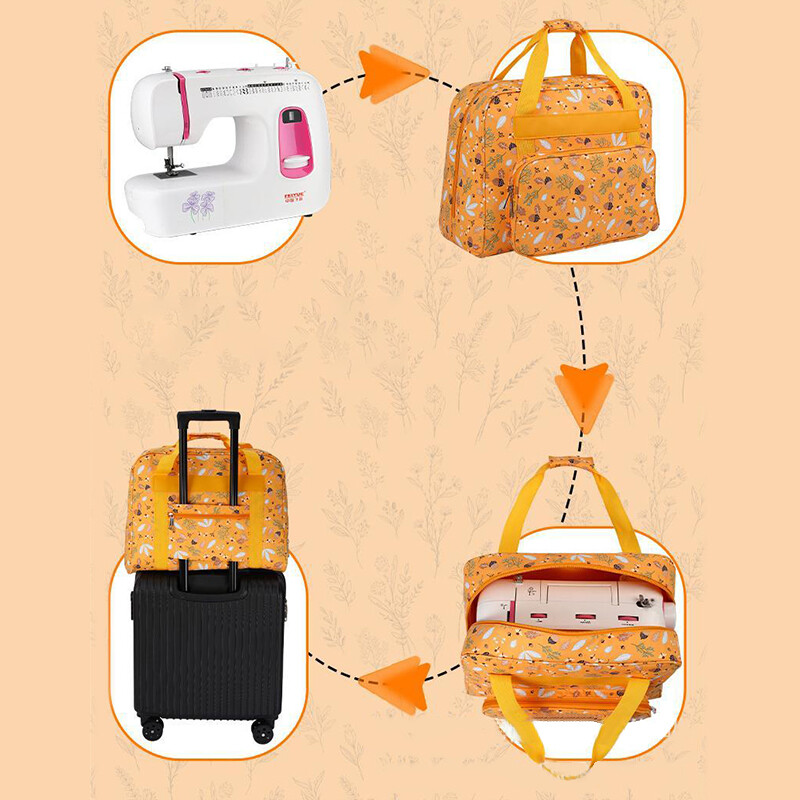 Sewing Machine Bag Multi-functional Organizer Bag Sewing Tool Accessories Tote.