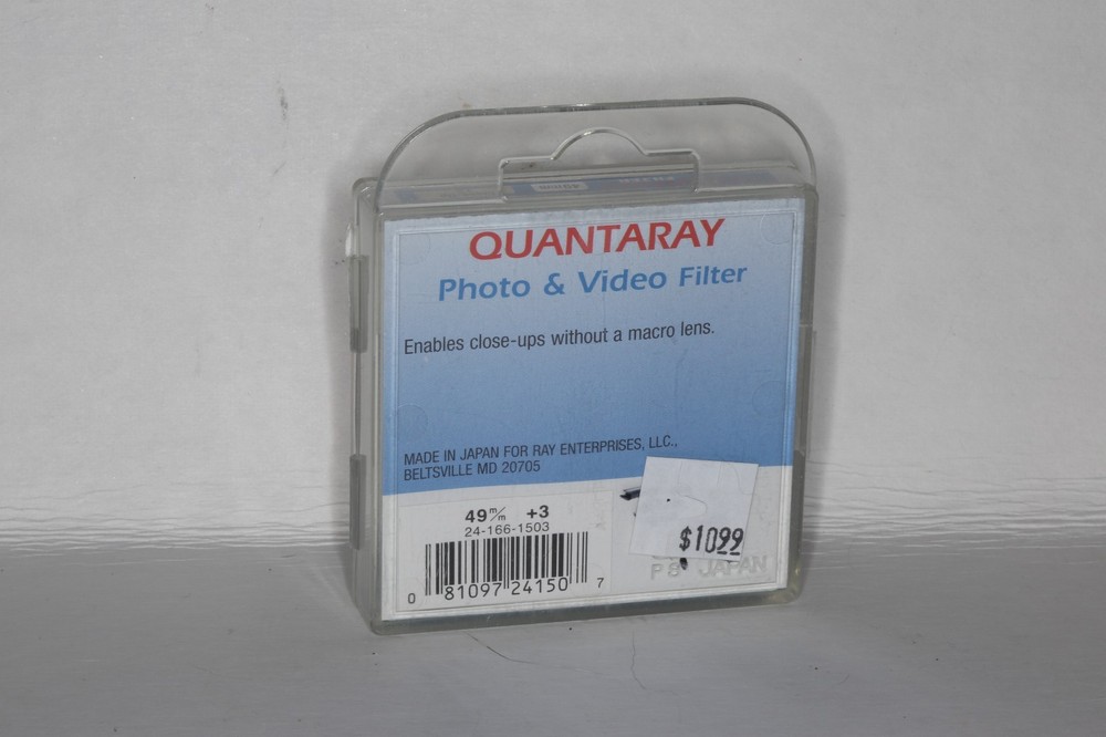 Quantaray Close-Up Filter, +3 Filter 49mm