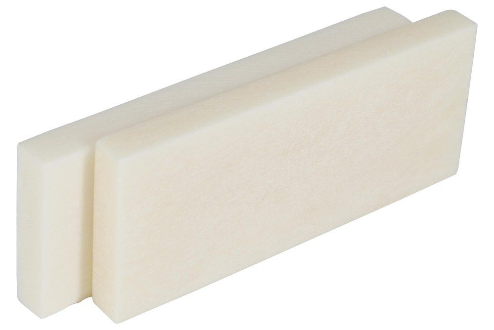 Bone Nut Blanks - 2" x .75" x .2"** - 2 pack - dobro
