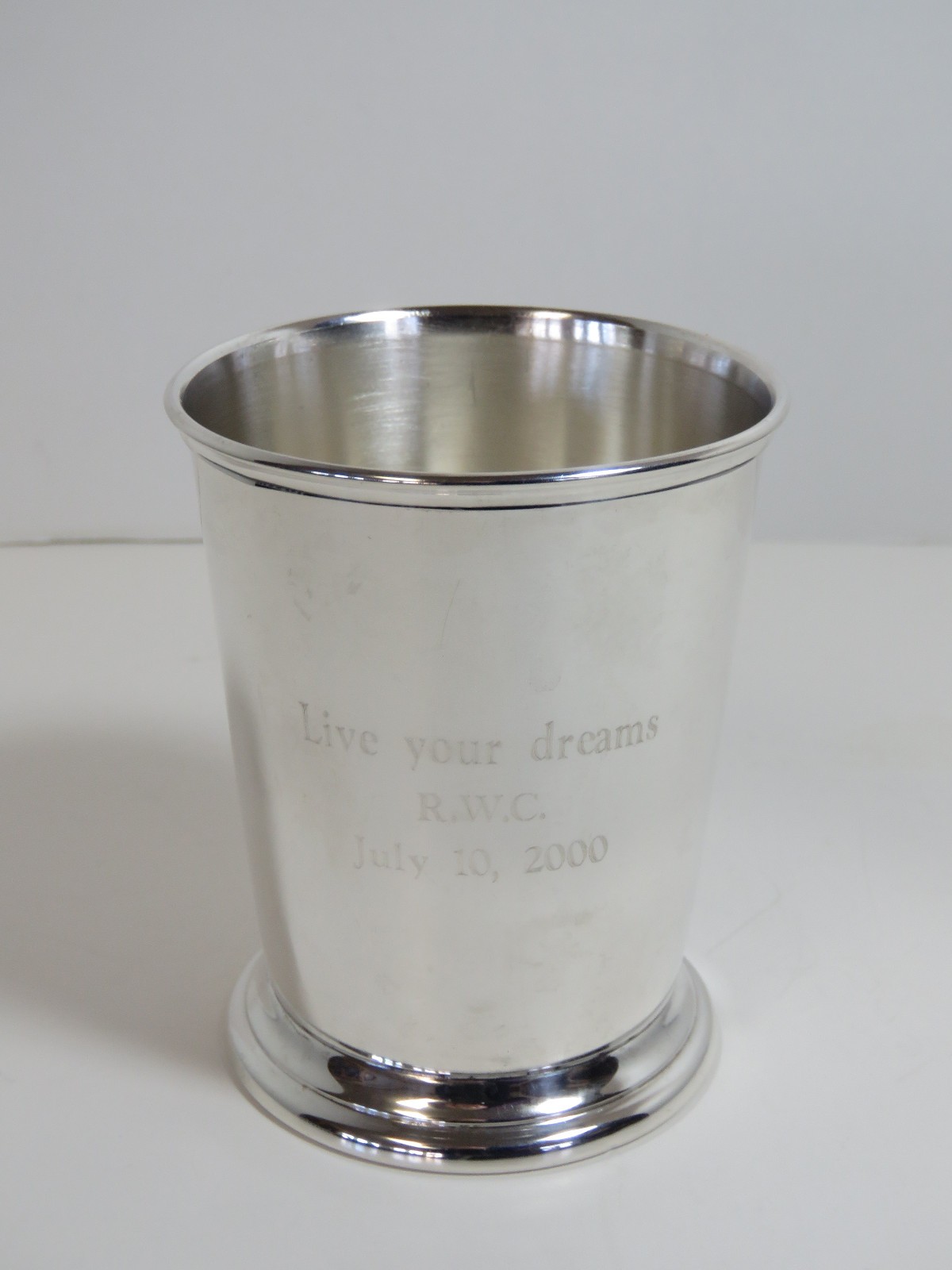 Towle .925 Sterling Silver Derby Style Julep Cup Monogrammed & Engraved 97.1 grm