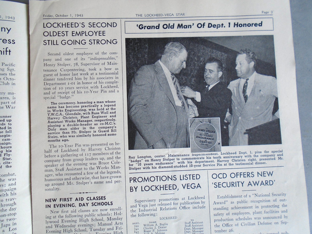 The Lockheed-Vega Star October 1, 1943