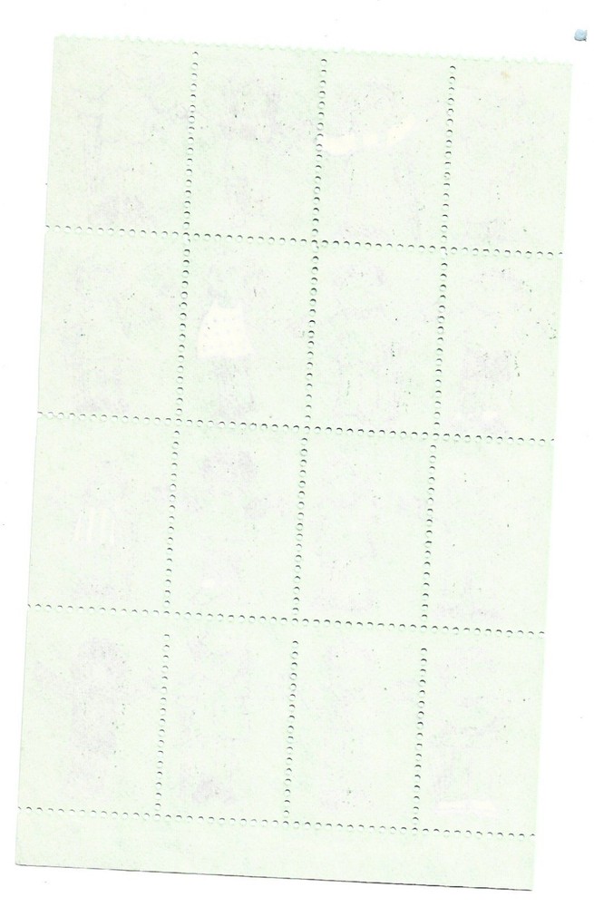 1972 USA EASTER SEALS, PARTIAL SHEET