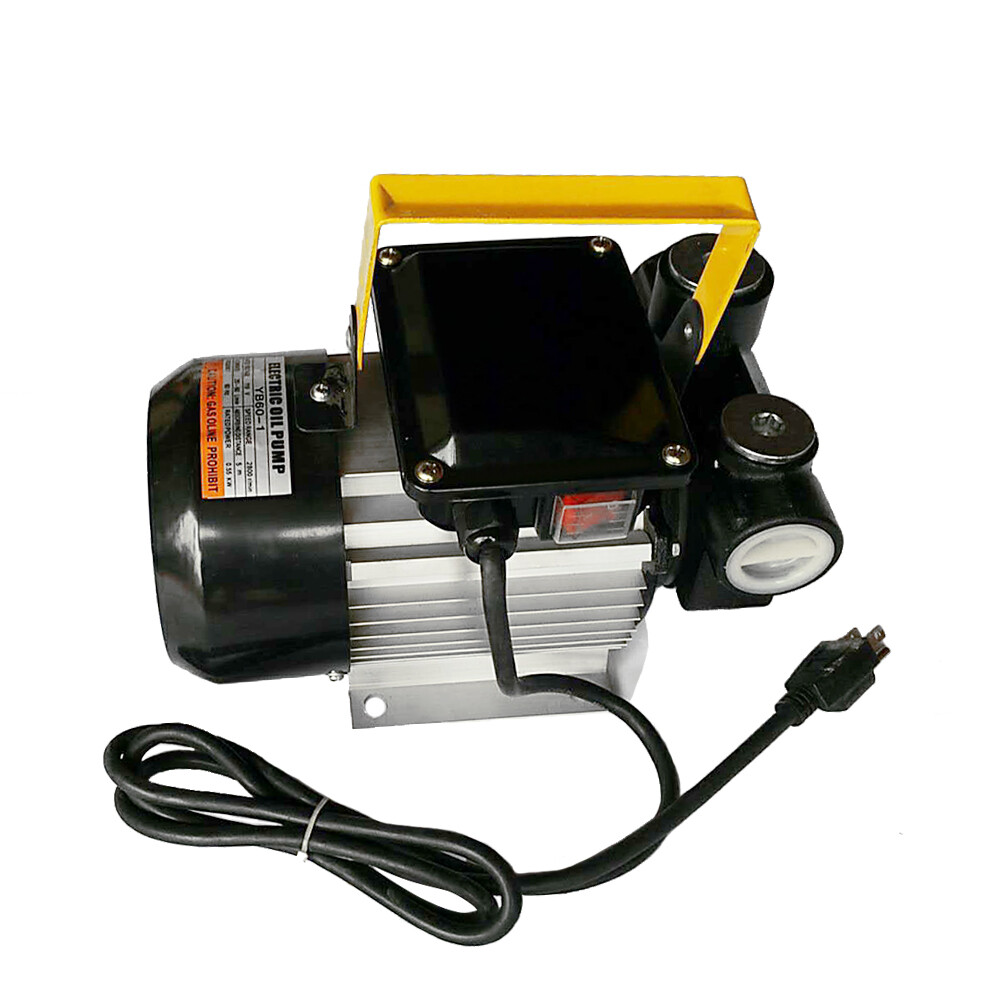 110V AC 16GPM Diesel Oil Fuel Transfer Pump Kit Electric Self-Priming 550W