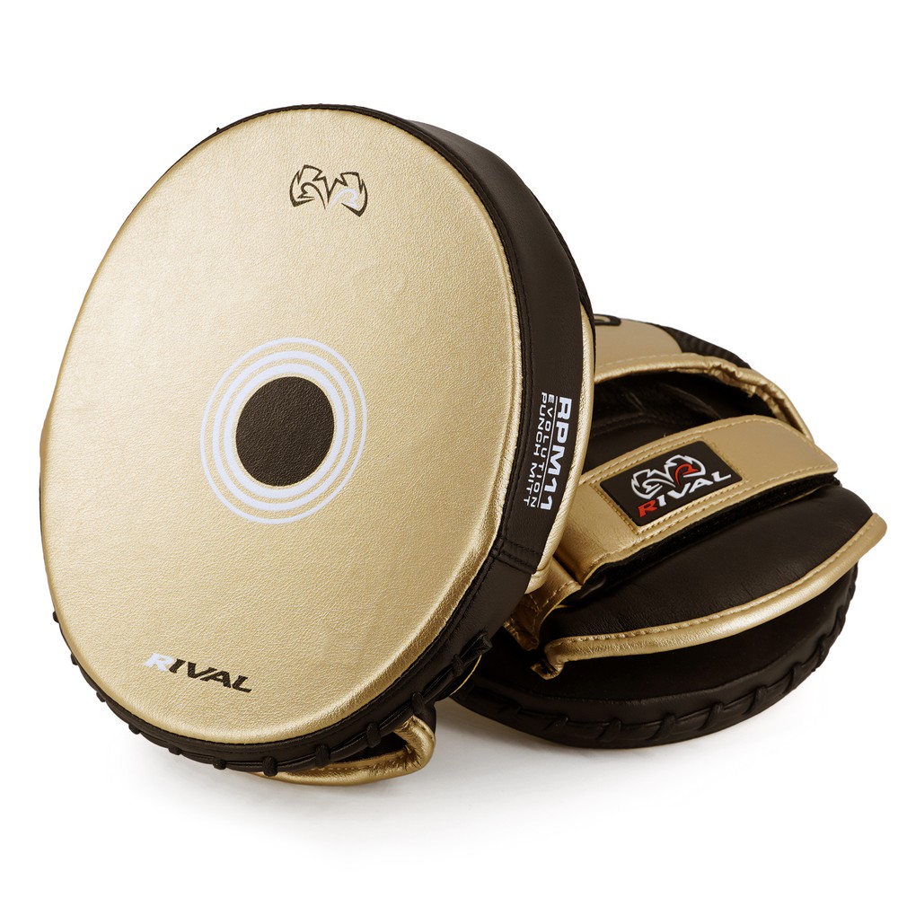 Rival Boxing RPM11 Evolution Punch Mitts - Gold