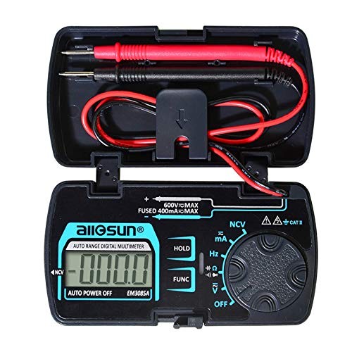 Auto Ranging Pocket Tiny Digital Multimeter, Mini Electrical Autoranging
