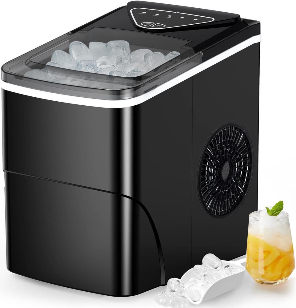 Countertop Ice Maker - Efficient Self-Cleaning Ice Machine with 2L Capacity, 26L