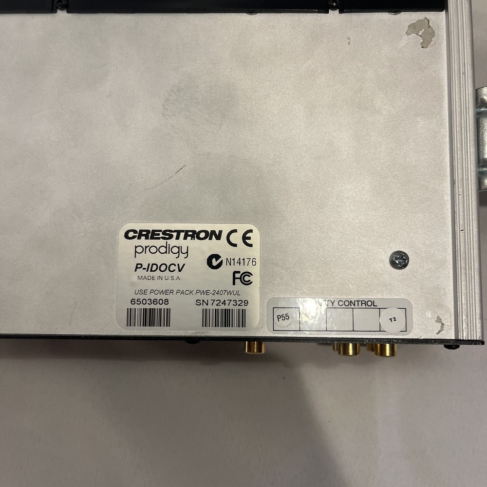 Crestron Prodigy PT-AMFMXM And P-IDOCV