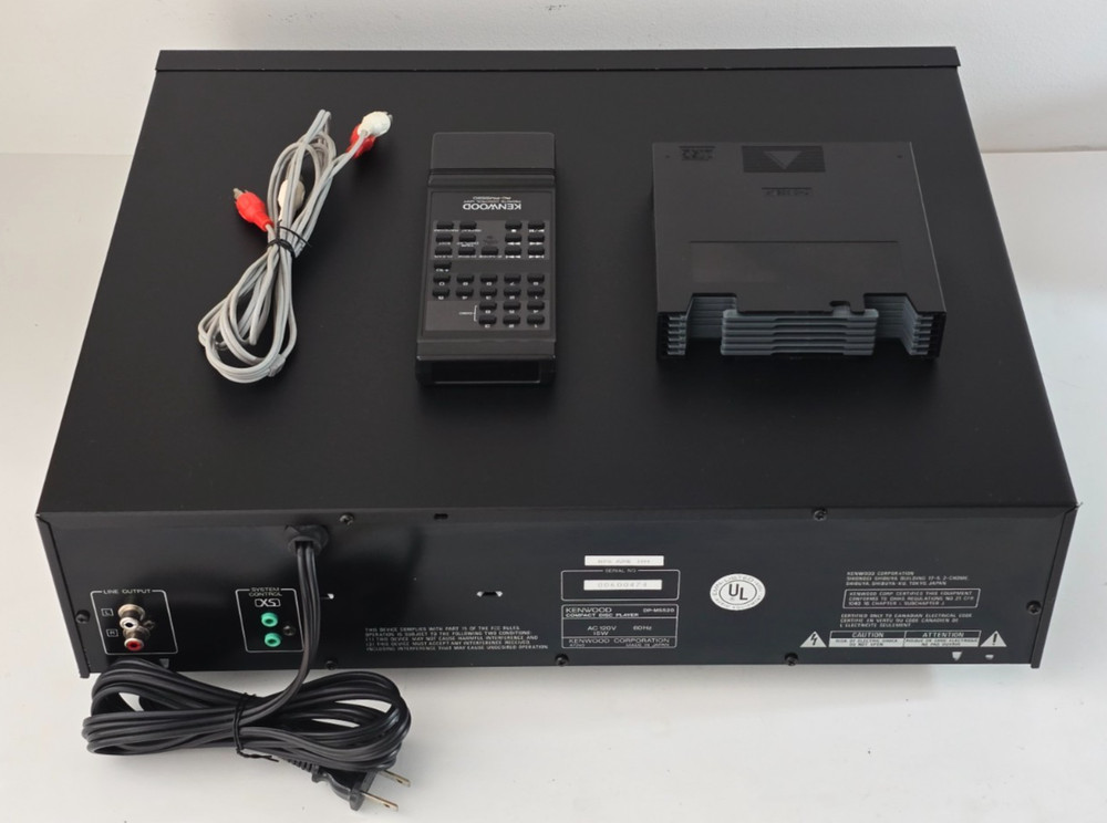 Kenwood DP-M5520 Multi CD Compact Disc Player (6 CDs) w/Remote (Tested/Working)