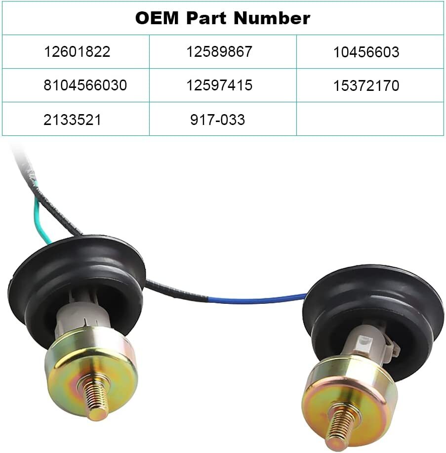 2pcs For ACDelco 213-3521 Knock Sensors For Chevy Silverado Express GMC 12589867