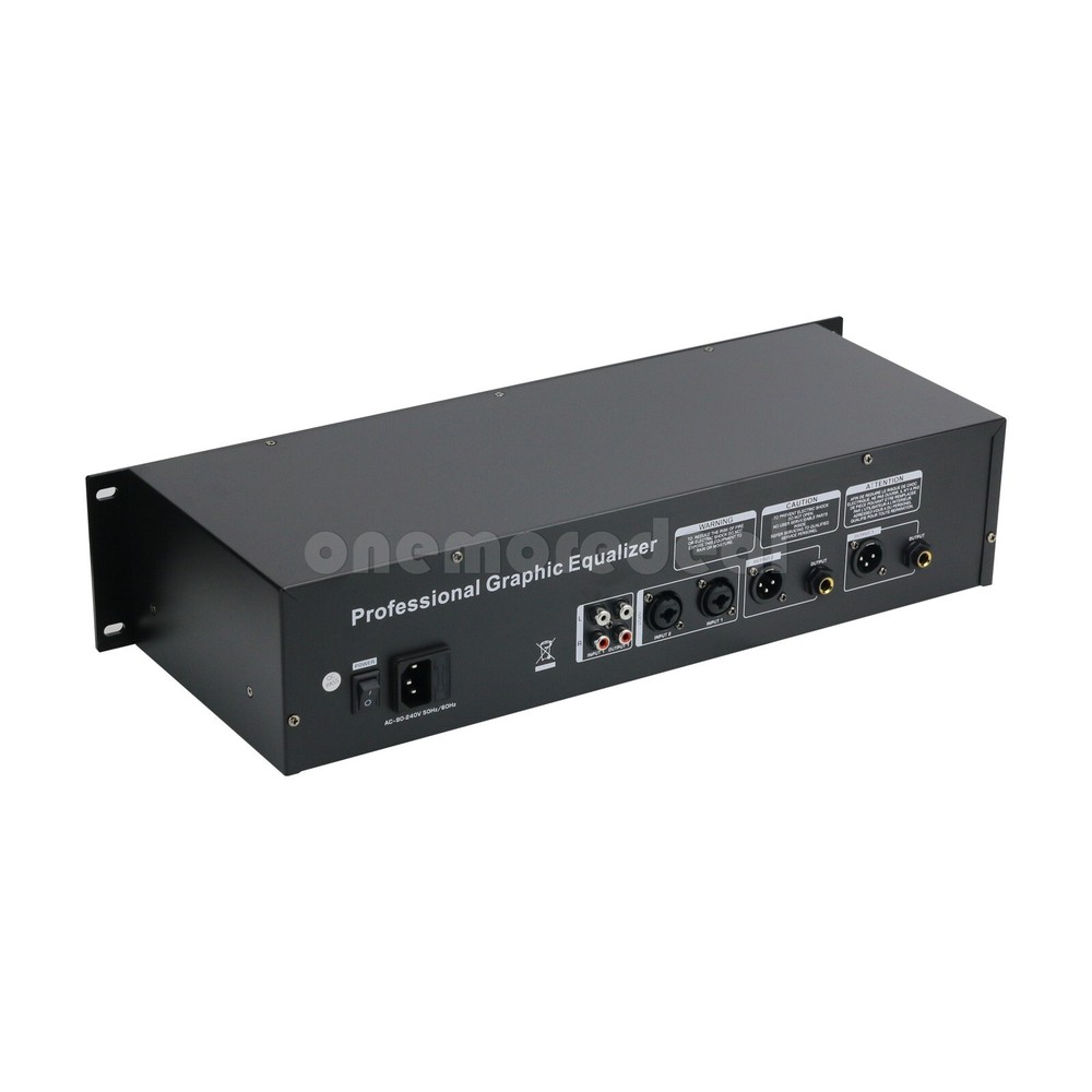 EQ-323 2U Dual 31-band Professional Graphic Equalizer Spectrum Digital Equalizer