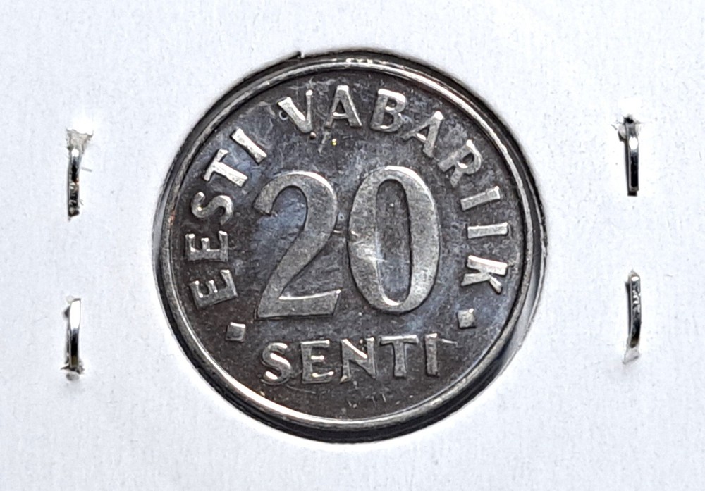@@@ A SUPERB 1999 ESTONIA TWENTY SENTI @@@